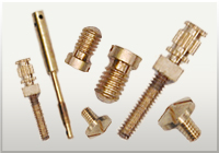 Brass Chicago Grub Screws Brass Chicago Grub Screws