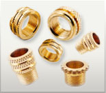 Brass Self Tapping Brass Inserts Brass Teflon Rubber Molding Inserts