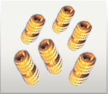 Brass Cross Knurled Inserts Brass Cross Knurled Inserts 