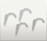 Galvanized Conduit Fittings Flat and Twisted Crumpets